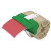 LEITZ Cartouche recycle d'tiquettes plastique adhsif permanent 88mmx10m Rouge 70160025