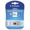 VERBATIM Carte micro SDHC Class 10 32Go 44013 + redevance