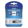 VERBATIM Carte micro SDHC Class 10 64Go 44014 + redevance