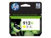 CARTOUCHE JET D'ENCRE 912XL JAUNE HAUTE CAPACITE 9,9ML HP OFFICEJET 8012.8013.8014.8015 / PRO 8022.8024 8025.8035 ORIGINE