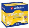 DVD+RW 4.7 GB 4XJC VERBATIM PACK DE 10