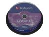 DVD+R 4,7GO PACK 10 16X SPINDLE TAXE INCLUSE