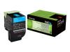 TONER 702C CYAN LRP LEXMARK CS310N/ DN.CS410N/DN/DTN.CS510DE/DTE ORIGINE