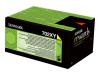 TONER JAUNE 702XY LRP TRES HAUTE CAPACITE LEXMARK CS510 ORIGINE