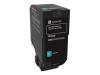 TONER CYAN LRP HAUTE CAPACITE LEXMARK CS725 ORIGINE
