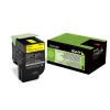 Toner origine haute capacite pour Lexmark CX410e/de/dte et CX510de/dhe/dthe - jaune 3.000 pages