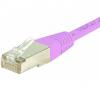 Cordon RJ45 CAT 6 S/FTP rose - 1 m