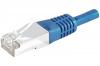Cordon RJ45 CAT 6 S/FTP bleu - 0,5 m
