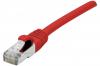 DEXLAN Cordon RJ45 CAT 6A S/FTP LSOH SNG rouge - 0,3 m