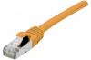 DEXLAN Cordon RJ45 CAT 6A S/FTP LSOH SNG orange - 0,5 m