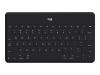 LOGITECH KEYS TO GO CLAVIER BLUETOOTH FRANCAIS, ETANCHE - NOIR RCP 0.00 +DEEE 0.02 EURO INCLUS