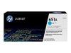 CARTOUCHE TONER CYAN HP 651A 16000 PAGES