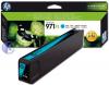 Cartouche jet d'encre grande capacit HP 971XL pour HP OfficeJet Pro X451dw X476dw X551dw X576dw cyan 6.600 pages