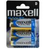 Pack de 2 Maxell LR20 D 1.5v Alkaline