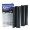 Brother PC202 kit de 2 rubans transfert thermique (2x420 pages)