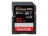 SanDisk Extreme Pro - carte mmoire flash - 32 Go - SDHC UHS-I