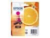 CARTOUCHE JET D'ENCRE 33XL MAGENTA 8,9ML EPSON EXPRESSION XP-530.630. 635.830 ORIGINE